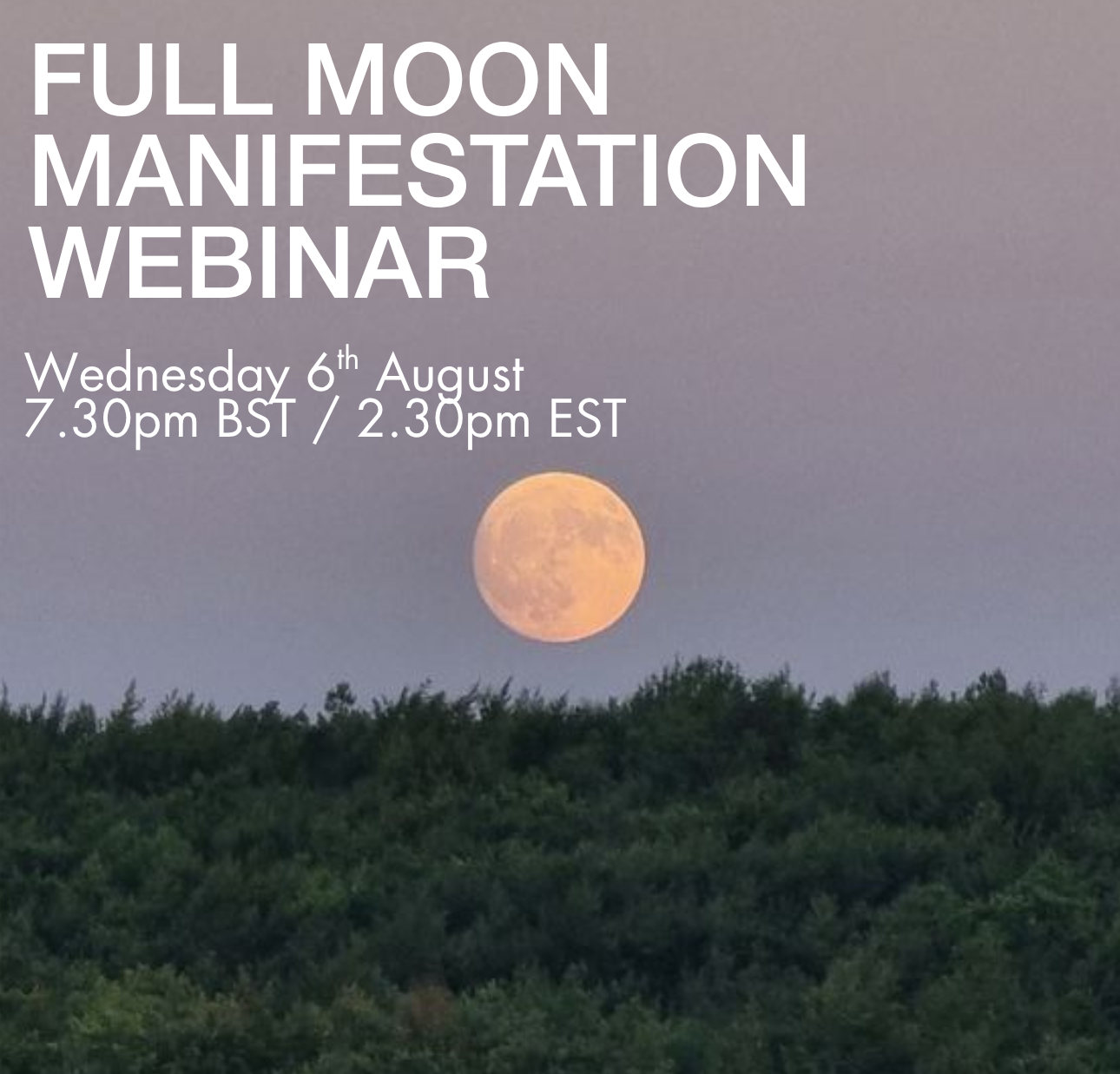 ROXIE NAFOUSI x Sturgeon Moon MANIFESTATION WEBINAR - AUGUST**