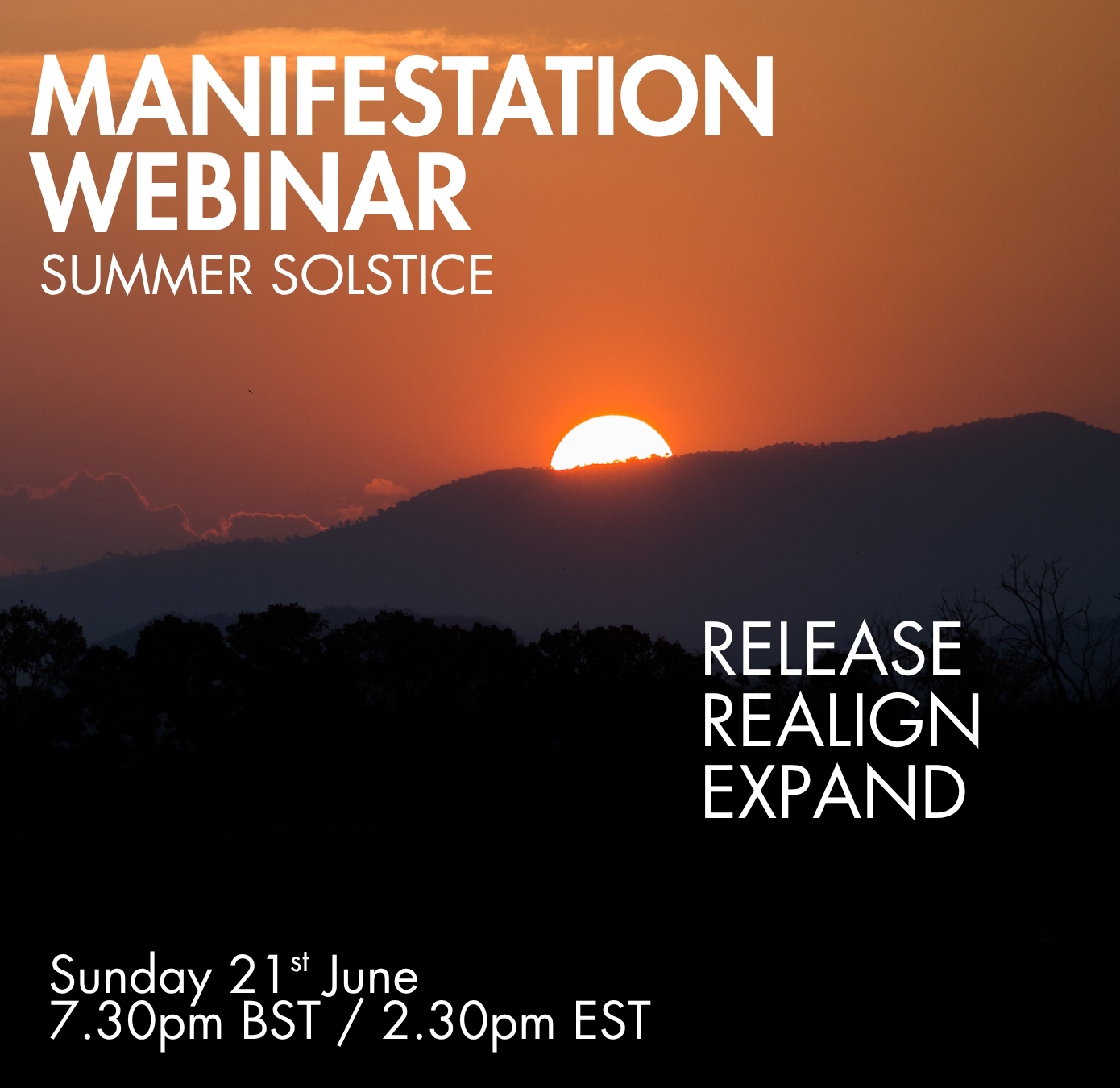 MANIFESTATION  WEBINAR - SUMMER SOLSTICE 2026